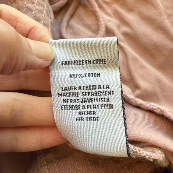 Lily Aldridge for Velvet Women's L Boho Pink Utility Lightweight Cotton Jacket - Picture 7 of 8